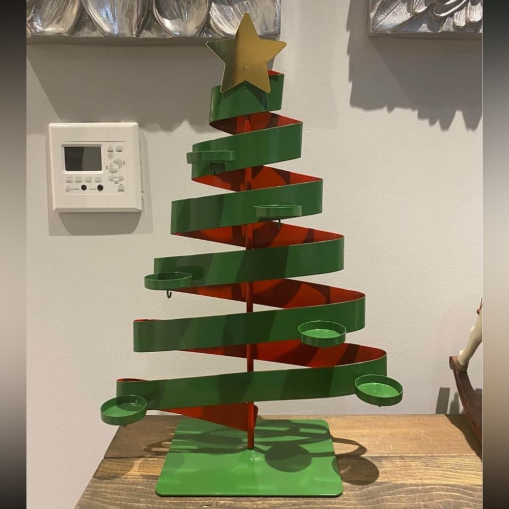 Party Lite Ribbon Tree Tealight Holder
